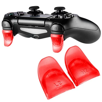 1 чифт Червени Разширители на Спусъка R2 L2 Контролера на Playstation PS4 Стартира Разширени Бутони