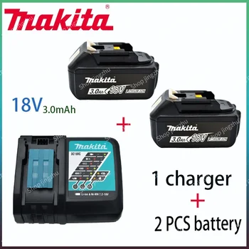 100% Оригинална Литиево-ионное Зарядно Устройство Makita 3.0 Ah 18V DC18RF BL1840 BL1830 BL1430BL1440 DC18RC За Зареждане на Инструмент С USB Порт