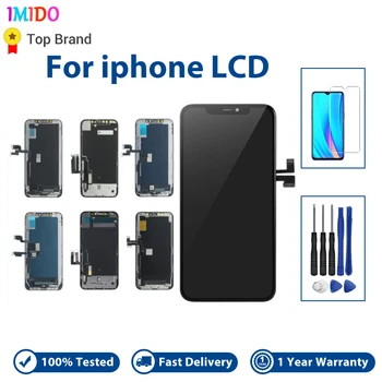 100% Тествани TFT За iPhone 12 12 Pro 12 Mini LCD Телефон С Цифров Преобразувател LCD екрана В Събирането на Резервни Части За iPhone 12 Pro Max
