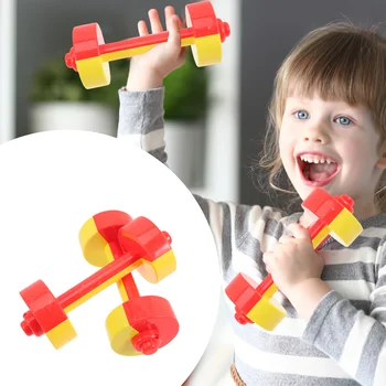 2 елемента малки детски kettlebells, интересни детски гирьки, Интерактивни детски играчки, бебешки аксесоари