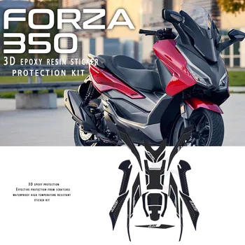 2023 Аксесоари За мотоциклети forza350 Протектор 3D Комплект Стикери от Епоксидна Смола за Honda Forza 350 Forza350 NSS 350 2021 2022 2023