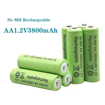 3800 mah AA 1,2 НА акумулаторна батерия Ni-MH акумулаторна батерия за играчка дистанционно управление, Акумулаторни батерии, AA 1.2 3800 mah