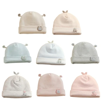 77HD Зимна шапчица-бини за малки момчета и момичета, Топла и удобна детска шапчица-капор