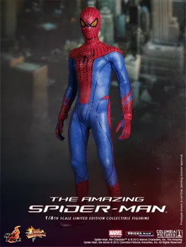 Hottoys Ht Mms179 Невероятен Човек-паяк 1.0 Фантастична Ръчно стоп-моушън модел на spider-man 1: 6 Събиране на Подвижни кукли за хоби
