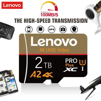 Lenovo 128 GB Карта с Памет, 1 TB И 2 TB 512 GB A2 4K HD SD Карта с Висока Скорост 100 mb/s. Micro Sd Tf Карта За Nintendo Switch Безплатна Доставка
