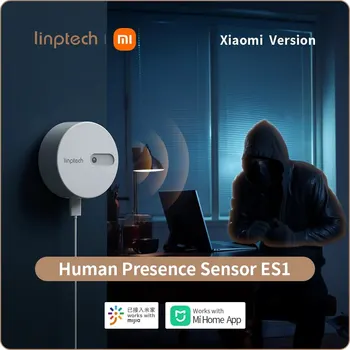 Linptech Xiaomi Сензор за присъствие на човека mmWave Радарное откриване Връзка с умен дом Разстояние за откриване на 6 м Работа с приложението Mijia