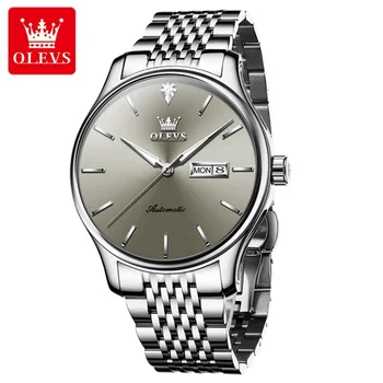 OLEVS 9960 добре продаваният модел на Модни луксозни мъжки ръчен часовник Автоматично механични часовници