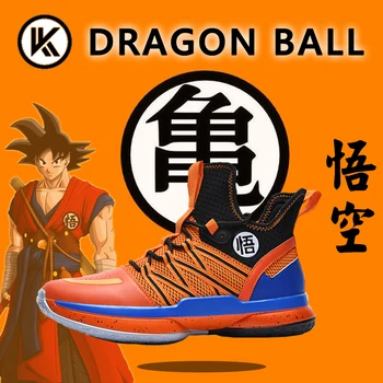 Аниме Dragon Ball son Goku Какаротто Баскетболни обувки Мъжки Дамски дишащи спортни обувки, Студентски младежки Нескользящие маратонки Хладно Gif
