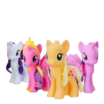 Аниме My Little Pony Периферни играчки за Украса на работния плот Creative модел Еднорог Слънце Луна Принцеса Цзыюэ Подарък за рожден ден за приятели