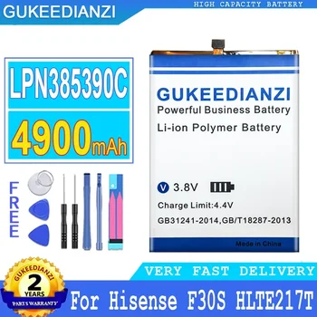 Батерия GUKEEDIANZI за Hisense, Батерия с голям капацитет, LPN 385390C, HLTE217T, F30S, 4900 mah