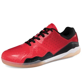 Висококачествени мъжки обувки за бадминтон, професионални улични нескользящие мъжки обувки за тенис, Модерни червени удобни волейболни маратонки за мъже