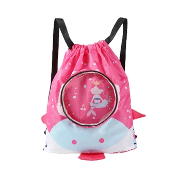 Детска мультяшная чанта за гмуркане на съвсем малък, многофункционална чанта с голям капацитет, разделительный раница за влажна сушене, плажни чанти за спорт на открито