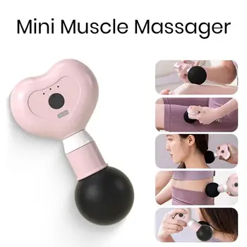 Електрически ръчен масажор С ниско ниво на шум, Компактен размер, преносим, за отпускане на мускулите, Многофункционален Масажор за фасция