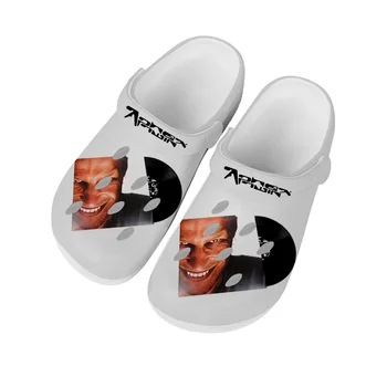 Електронен музикален миксер Aphex Twin Домашни сабо; Водоустойчив обувки по поръчка; Мъжки Дамски обувки за юноши; Дишаща плажни чехли с дупки