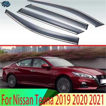 За Nissan Teana 2019 2020 2021 Пластмасов външен козирка, Вентилационни завеси, за Защита от слънце и дъжд, Дефлектор 4шт