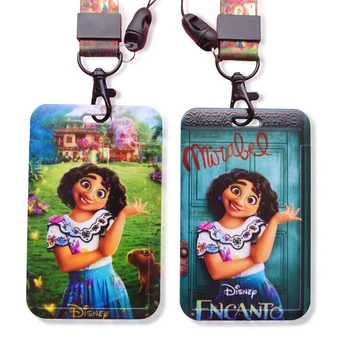 Каишка за момичета Disney Encanto, на притежателя, номер на лична бейджа за пластмасови карти, карти за самоличност за достъп, подходящ за мероприятия, конференции
