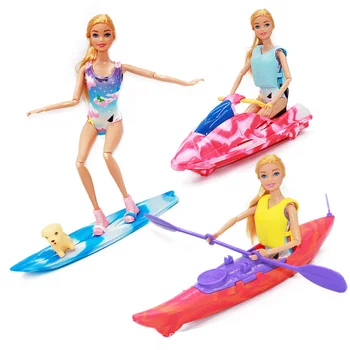 Кукла, Бански костюми въже, Плувни Пръстени Бански Бикини Чехли Стол Плажни Дрехи за Плуване за Кукли и Аксесоари Рокля За Момичета детски Играчки