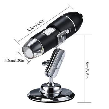 Микроскоп 1600x HD Безжична дигитална камера Ръчен Преносим електронен Микроскоп за дома