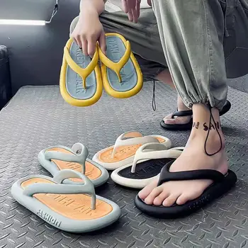 Модни джапанки за двойки, нескользящие плажни сандали на застежках