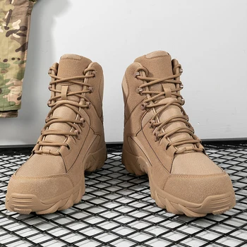 Мъжки тактически обувки, dr. обувки, мъжки военна защитни обувки за пустини, Планински туризъм обувки, мъжки улични обувки