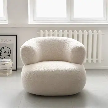 Мързелив диван скандинавски модерен минималистичен разтегателен диван и фотьойл за хол дизайнерски фланелевый случайни единична диван