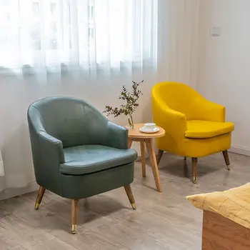 Мързелив диван Хол, Спалня, Балкон Луксозна Почивка за един човек Модерен диван-стол с възможност за сгъване на облегалката на Мебели за хол
