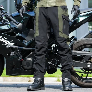 Нови Мотоциклетни Панталони За езда, Зимни Удебелена и Топли Дрехи За Езда, Чифт Ежедневни Панталони за Мъже и Жени, Мотоциклетни Панталони