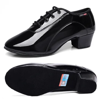Нови обувки за латино танци, Танго Салса, детски, дамски, мъжки, на възрастен, модерните обувки за балните танци, обувки за учители, танцови маратонки 3 см