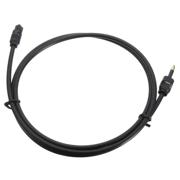 позлатен аудио кабел Toslink-Мини с дължина 1 м на 3 метра с 3,5-мм цифров оптичен SPDIF конектор