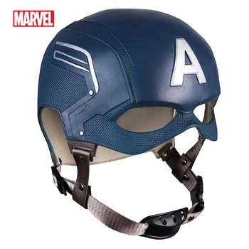 Прическа на Капитан Америка, маска, Регулируемо, Герои на Marvel, Ultralight каска за възрастни, празничен костюм, подарък