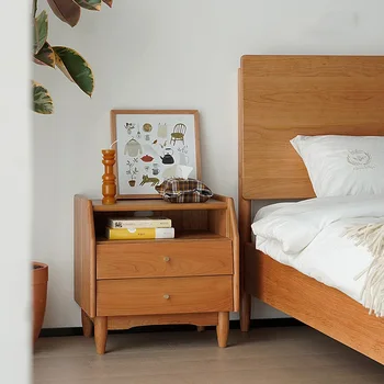 Продукти могат да бъдат изработени по поръчка в скандинавски стил, малка странична масичка от масивно дърво, модерен минималистичен шкаф за съхранение в домашна спалнята, японското трупи