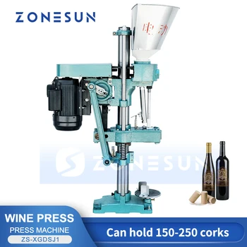 Производствена Линия за опаковки за бира бутилки Червено вино и Машина за пресоване на дървени тапи ZONESUN ZS-XGDSJ1 Автоматична Предаването
