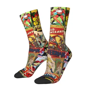 Реколта зимни чорапи унисекс от комикс 
