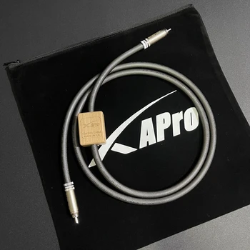 Сигналната линия от монокристални меден коаксиален кабел Xapro 7n с самоблокирующимся приставка адаптер с родиевым покритие
