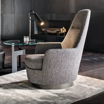 Скандинавски едноспален разтегателен диван-фотьойл лека луксозна италианска спалня креативна модерна проста всекидневна с балконной стол за почивка