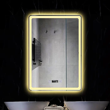 Скандинавски Умно Огледало За Душ С Подсветка За Грим Огледало За Баня, Без Замъгляване, Небьющаяся Вик Miroir Salle De Bain За Баня
