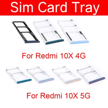 Тава за sim-карти за Xiaomi Redmi 10X 4G Слот за SIM-карти 5G Държач за четене сим-карти Гъвкав лентов кабел, Резервни части за ремонт на