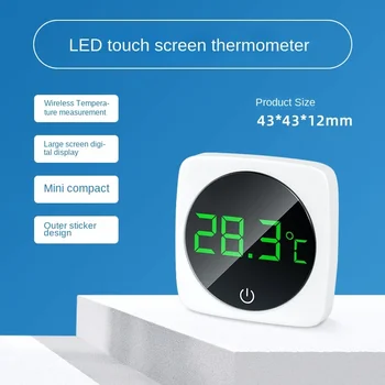 Термометър, Електронен термометър за вода, Температура на вода, Термометър за риба, Led измерване на температура и влажност на въздуха