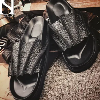Чехли, Новост 2019 година, летни мъжки висококачествени меки масажни чехли, мъжки обувки нескользящая