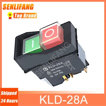 Чисто нов KLD-28A 5E4 IP65 220v Магнитен взривозащитен бутон превключвател Магнитен стартер Електромагнитни ключове